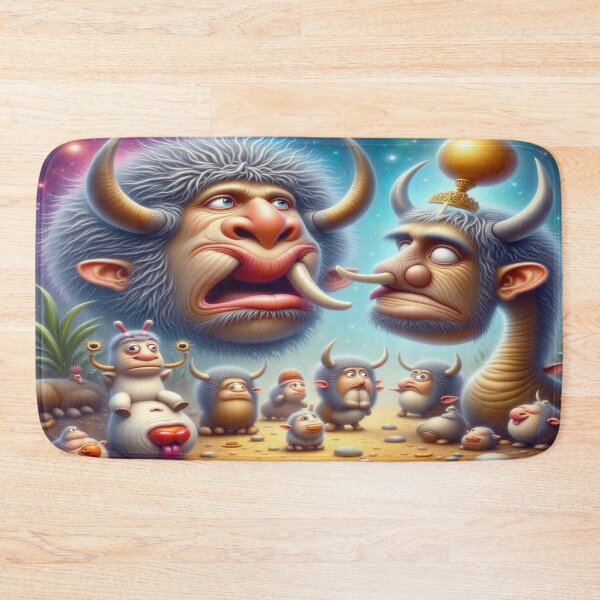 Item preview, Cosmic Creatures Gathering – surreal beings in starlit ritual & dreamy desert vibes designed and sold by FotoworldEdel.