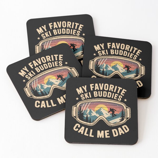 Item preview, My Favorite Ski Buddies Call Me Dad Skier Skiing Lovers designed and sold by CookWorldLaughs.