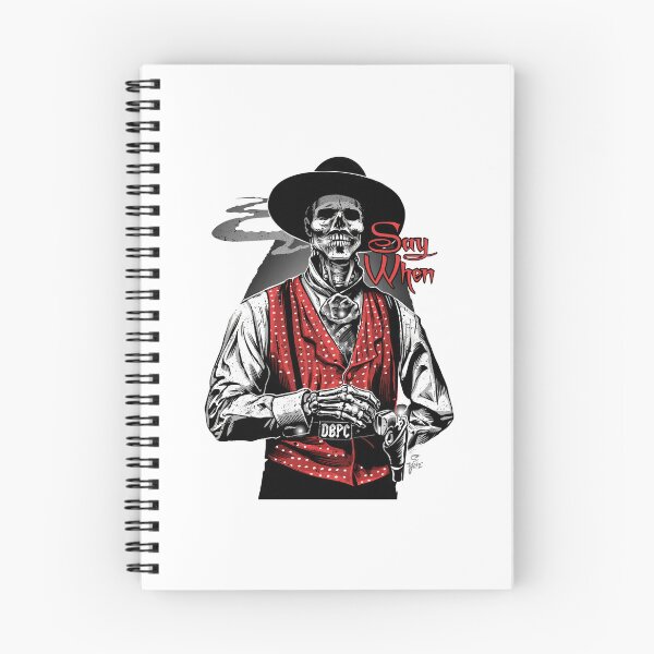 Item preview, Doc holliday, say when, i'll be you huckleberry, USA, wild wild west designed and sold by DistrictHype.