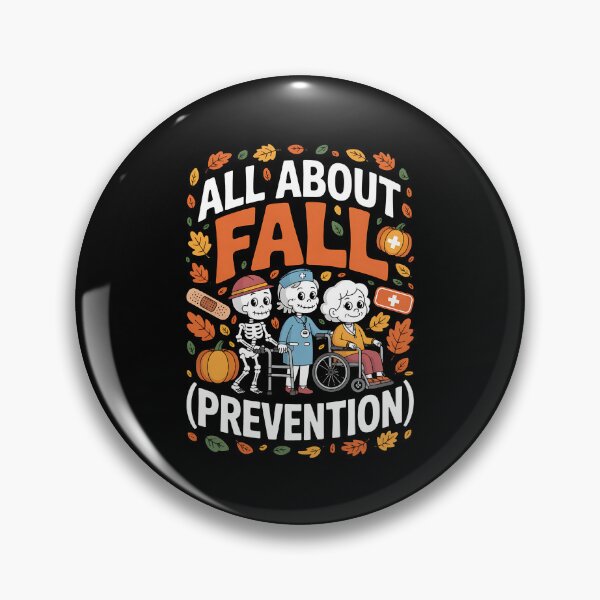 Item preview, All About Fall Prevention Halloween Nurse Physical Therapy designed and sold by BakeryDozen.