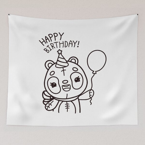 Item preview, A cute kawaii panda coloring page designed and sold by IrinaCuteLab.