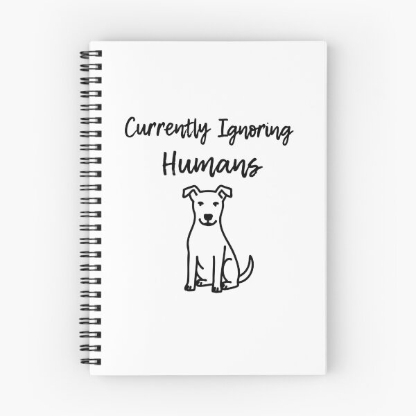 Item preview, Currently Ignoring Humans Minimal sarcastic dog quote designed and sold by Tong4130.