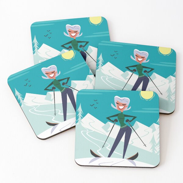 Item preview, Courchevel ski poster designed and sold by GAGodel.