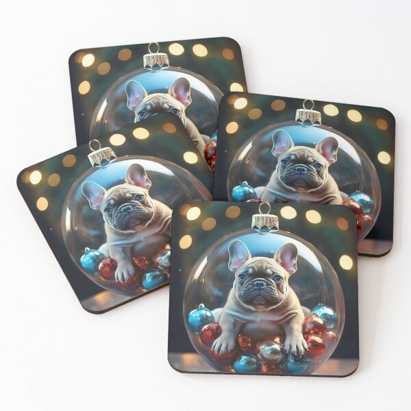 Item preview, Christmas magic with Frenchie designed and sold by DogInk.