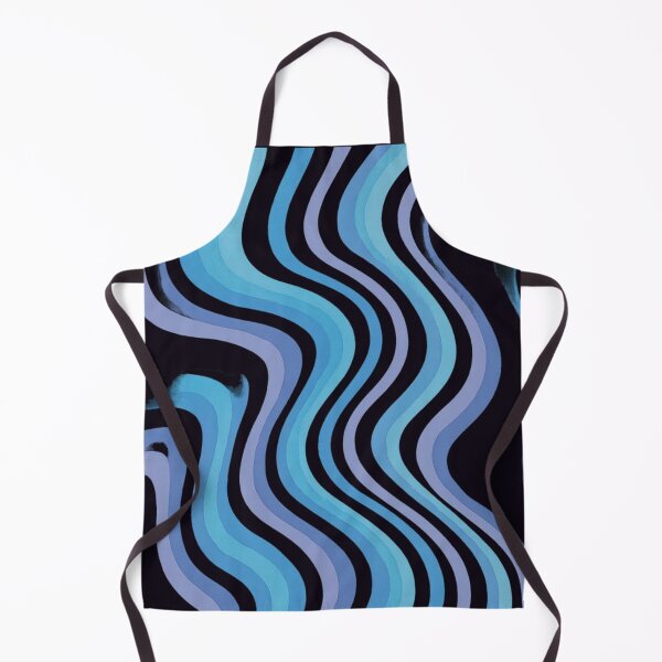 Item preview, Blue Wave Abstract Line Art T-Shirt | Retro Wavy Pattern Tee | Trippy Optical Illusion Aesthetic | Modern Minimalist Geometric Design designed and sold by KDesignCrafts.