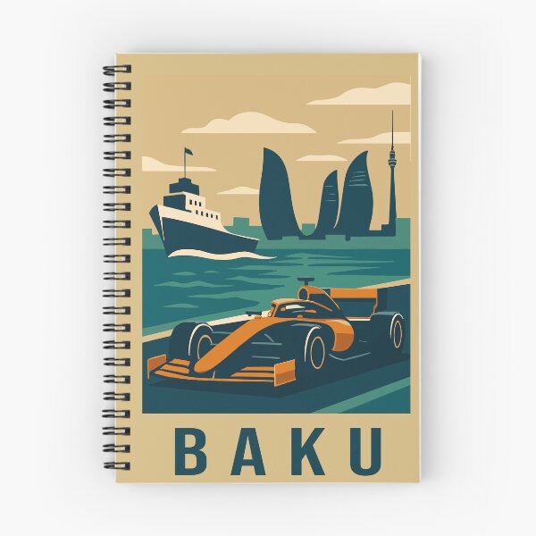 Item preview, Baku Travel Poster designed and sold by rogue-design.