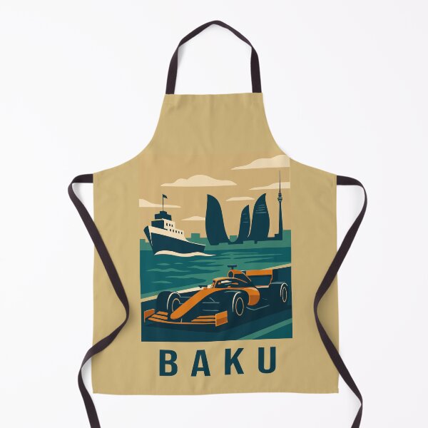 Item preview, Baku Travel Poster designed and sold by rogue-design.