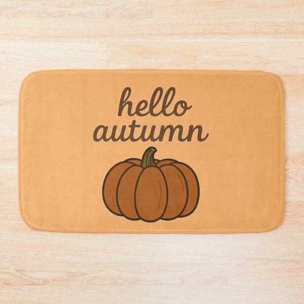 Item preview, Hello Autumn Pumpkin – Cozy Fall Season Design designed and sold by CanvasFox.