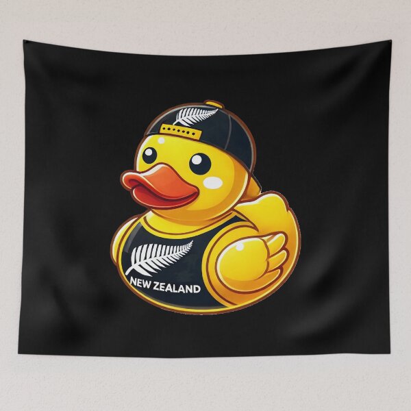Item preview, Kiwi Rubber Duck – New Zealand Pride Duckie designed and sold by headpossum.