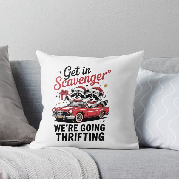 Item preview, Raccoon Christmas Xmas Joke designed and sold by CookWorldLaughs.