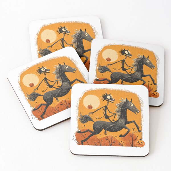Item preview, Trick or Trot – Spooky Halloween Horse designed and sold by Tommy's Arts.