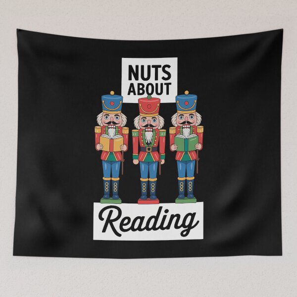 Item preview, Reading Nutcracker Christmas designed and sold by CookWorldLaughs.