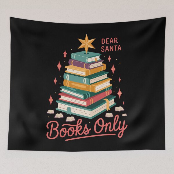 Item preview, Santa Books Christmas Xmas Holiday designed and sold by CookWorldLaughs.