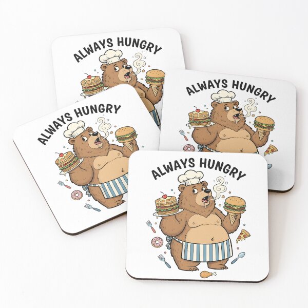 Item preview, Always Hungry Bear Chef designed and sold by griez.