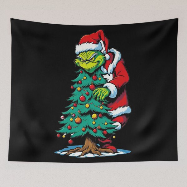 Item preview, The Grinch Christmas Tree | Funny Holiday Classic Design designed and sold by pluekeethi.