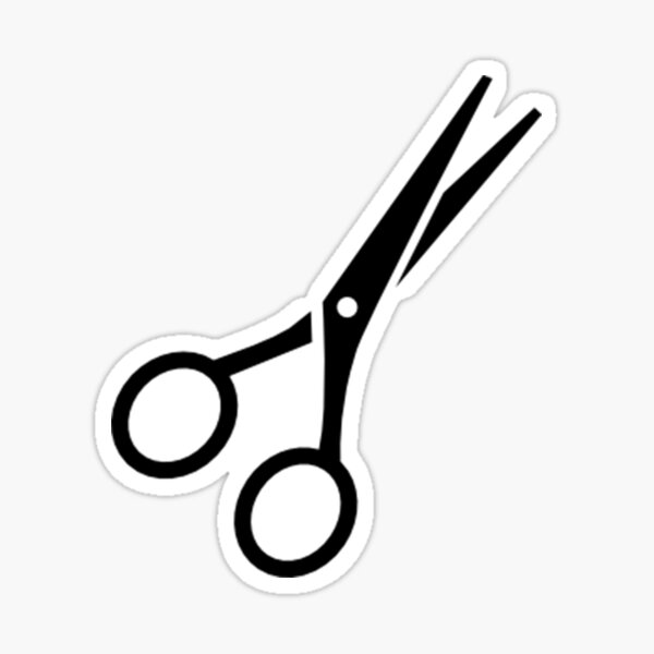 Hairstylist Shears Sticker