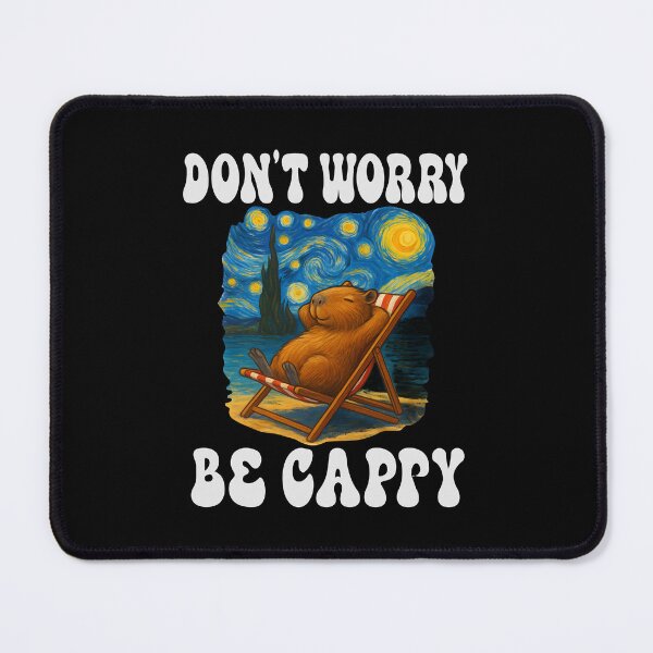 Item preview, Don't Worry Be Cappy – Funny Capybara designed and sold by Colorfulman.
