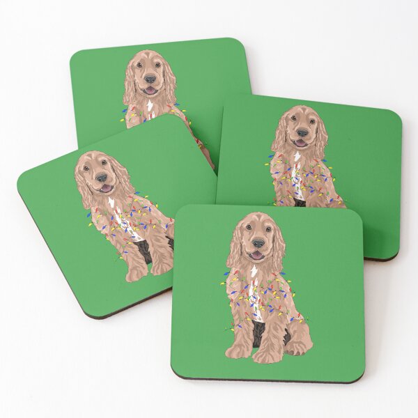 Item preview, Christmas Cocker Spaniel designed and sold by natzshaw.