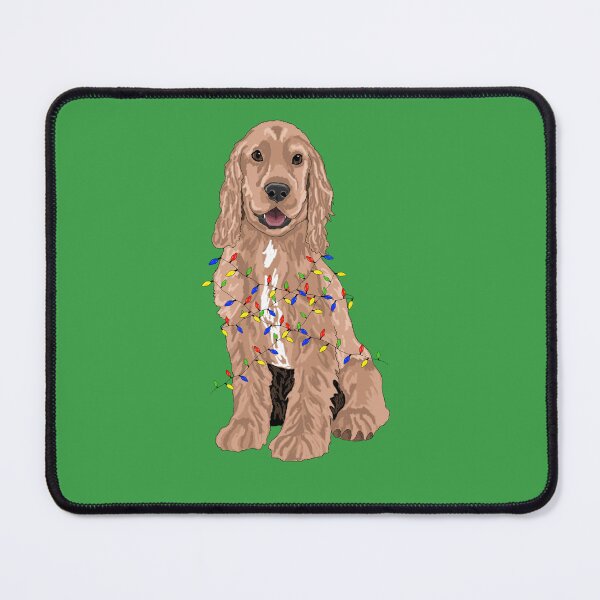 Item preview, Christmas Cocker Spaniel designed and sold by natzshaw.