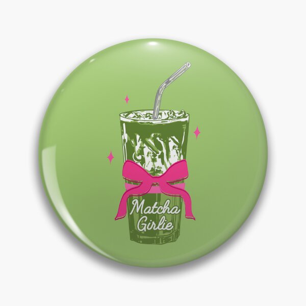 Item preview, Pink Bows Matcha – Girly Vintage Illustration designed and sold by MaiZephyr.