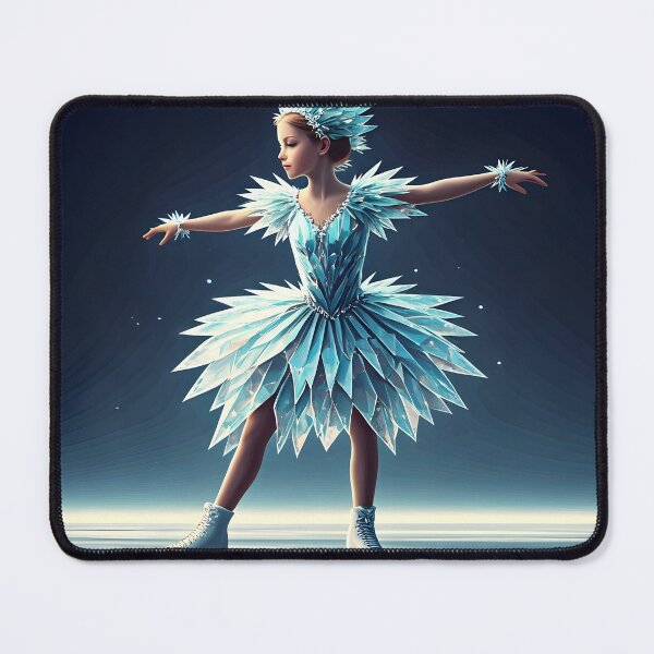 Item preview, Elegance in Motion – The Girl in the Glass Dress designed and sold by PawPrintedArt.