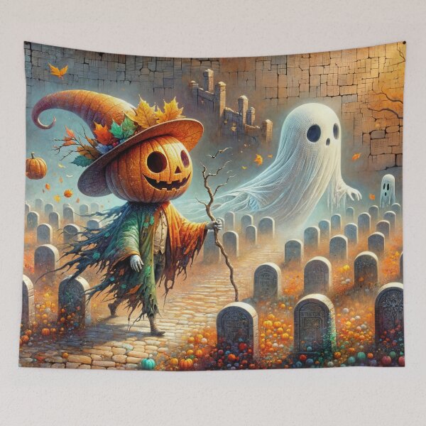 Item preview, Walking with a Ghost Through the Cemetery designed and sold by M-Y-A-R-T-.