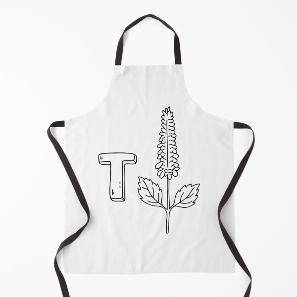 Item preview, An illustration of letter T stands for Tulsi designed and sold by rasagamastore.