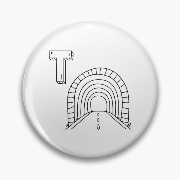 Item preview, An illustration of letter T stands for Tunnel designed and sold by rasagamastore.