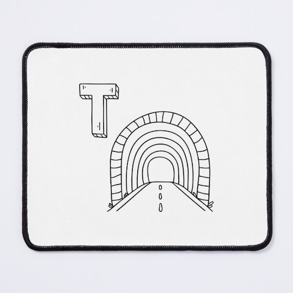 Item preview, An illustration of letter T stands for Tunnel designed and sold by rasagamastore.