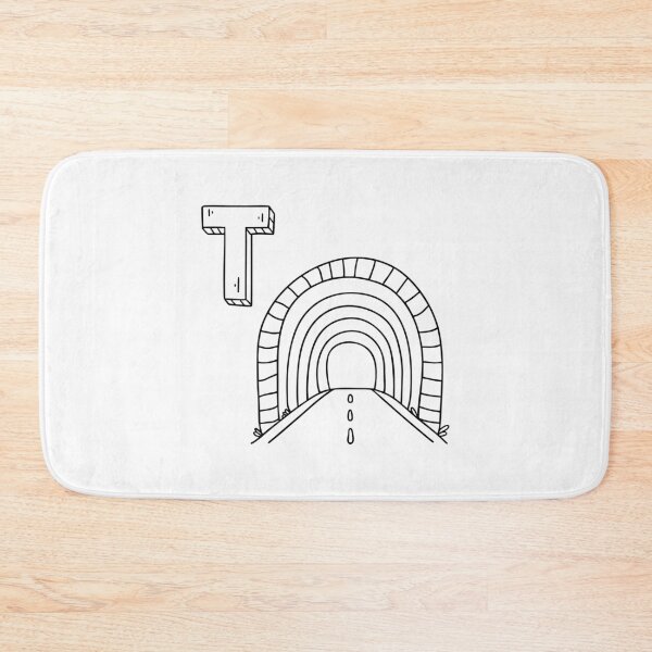 Item preview, An illustration of letter T stands for Tunnel designed and sold by rasagamastore.