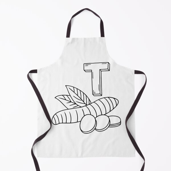 Item preview, An illustration of letter T stands for Turmeric designed and sold by rasagamastore.