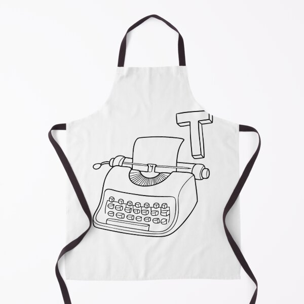 Item preview, An illustration of letter T stands for Typewriter designed and sold by rasagamastore.