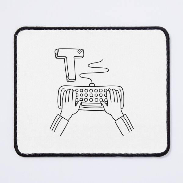 Item preview, An illustration of letter T stands for Typing designed and sold by rasagamastore.