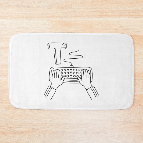 Item preview, An illustration of letter T stands for Typing designed and sold by rasagamastore.