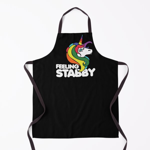 Item preview, Feeling stabby unicorn designed and sold by FrictionMaxxing.