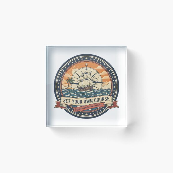 Item preview, Set Your Own Course | Vintage Nautical designed and sold by DailyVibesMerch.