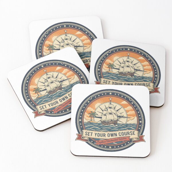 Item preview, Set Your Own Course | Vintage Nautical designed and sold by DailyVibesMerch.