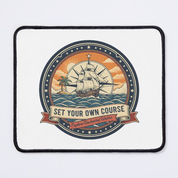 Item preview, Set Your Own Course | Vintage Nautical designed and sold by DailyVibesMerch.