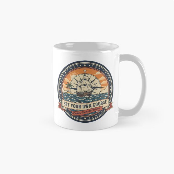 Item preview, Set Your Own Course | Vintage Nautical designed and sold by DailyVibesMerch.