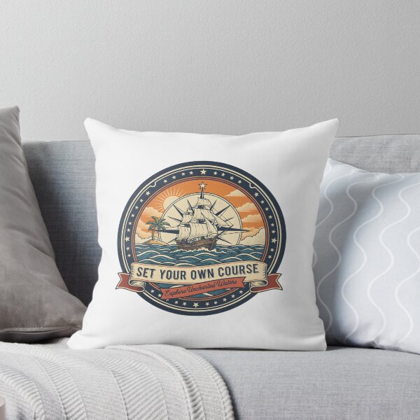 Item preview, Set Your Own Course | Vintage Nautical designed and sold by DailyVibesMerch.