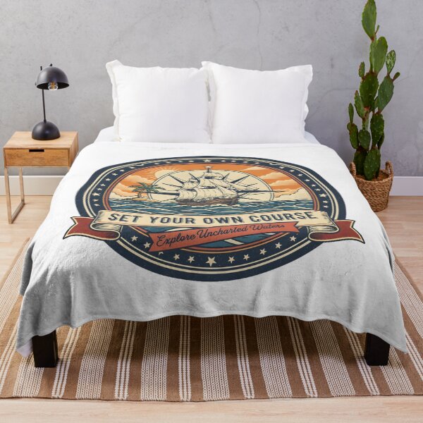 Item preview, Set Your Own Course | Vintage Nautical designed and sold by DailyVibesMerch.