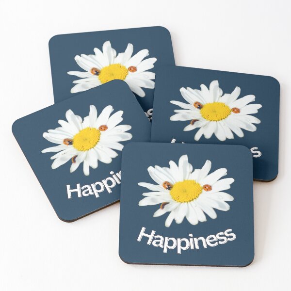 Item preview, Happiness – Ladybug on a daisy | Nature & Joy of Life designed and sold by Katja LebenFreude.