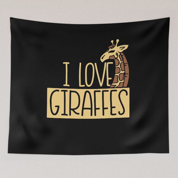 Item preview, I love giraffes designed and sold by FrictionMaxxing.