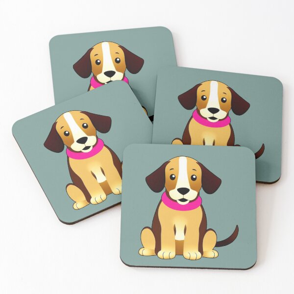 Item preview, Cute brown dog, sitting designed and sold by HA-Design-Kunst.