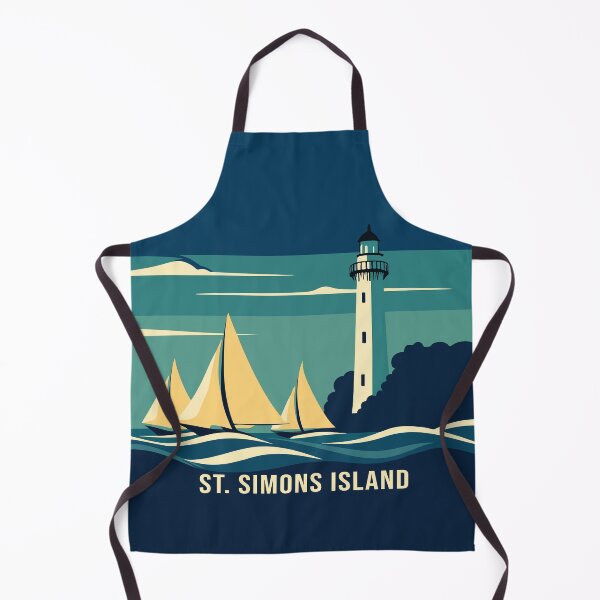 Item preview, St Simons Island Travel Poster designed and sold by rogue-design.