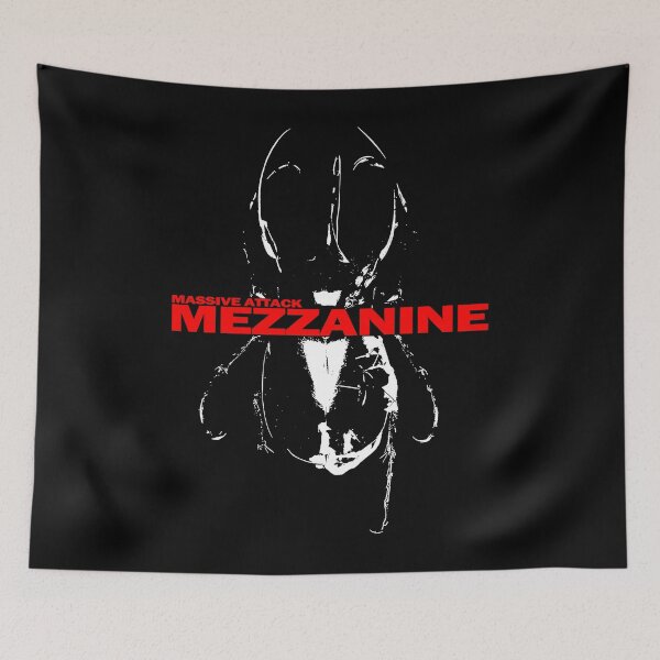 Item preview, White SIlhouette Insect Trip Hop Band designed and sold by nerdyygraphic.