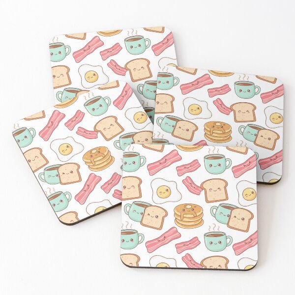 Item preview, Toast, Coffee, Pancakes & Eggs Seamless Desig designed and sold by HameeShop.