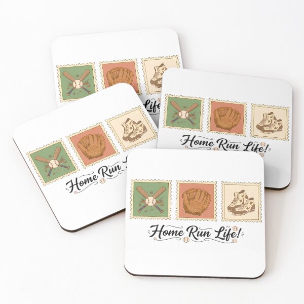 Item preview, Home Run Life! Baseball Stamp Collection Illustration designed and sold by By:MarcinK.