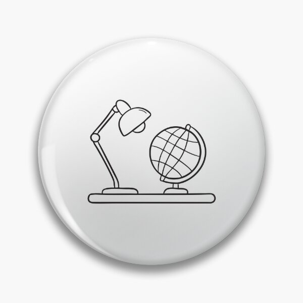 Item preview, A table lamp placed near a globe on a wooden desk designed and sold by rasagamastore.