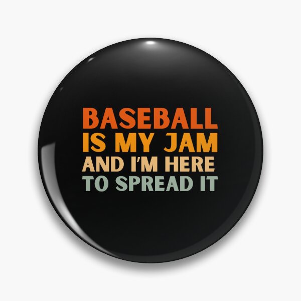 Artikelvorschau, Baseball ist mein Jam Lustiger bunter Baseballspieler entworfen und verkauft von StrideSuccess.